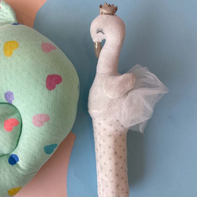 Pillow - Round Head Shaping Baby Pillow With A Soft Cute Rattle Pack Of 3