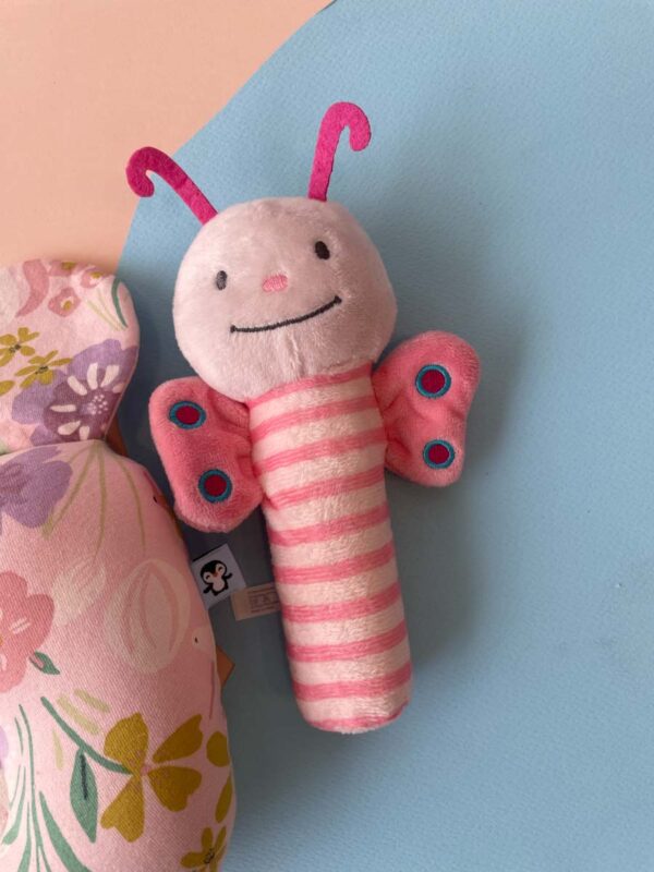 Pillow - Round Head Shaping Baby Pillow With A Soft Cute Rattle Pack Of 4