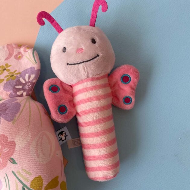 Pillow - Round Head Shaping Baby Pillow With A Soft Cute Rattle Pack Of 4