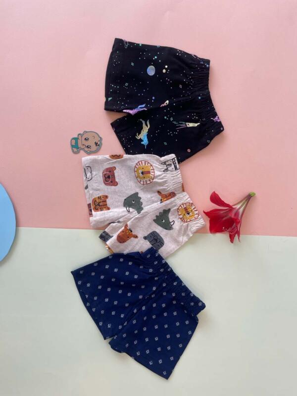 Soft & Comfy Baby Shorts – Unisex (Pack Of 3) - Image 13
