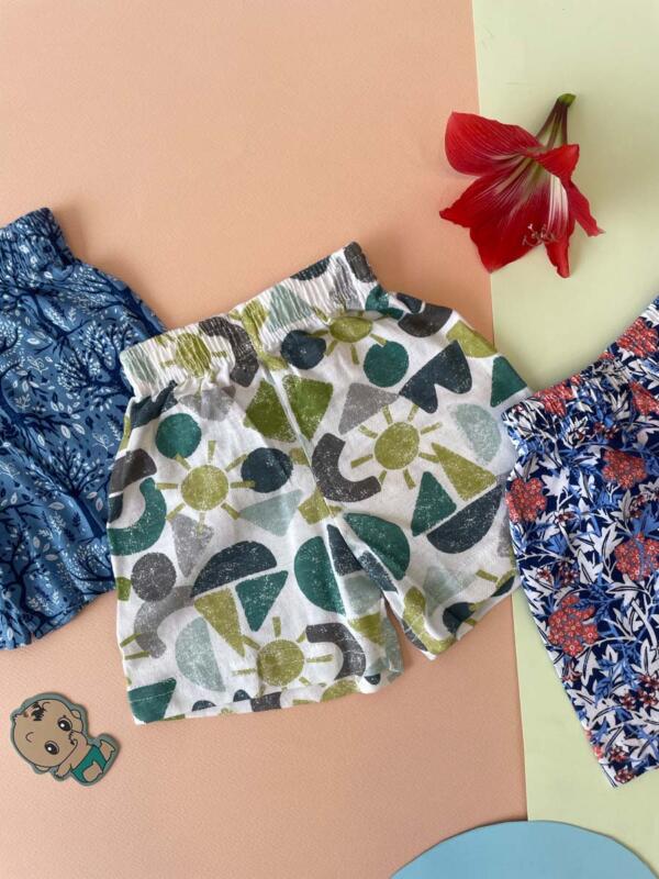 Soft & Comfy Baby Shorts – Unisex (Pack Of 3) - Image 2