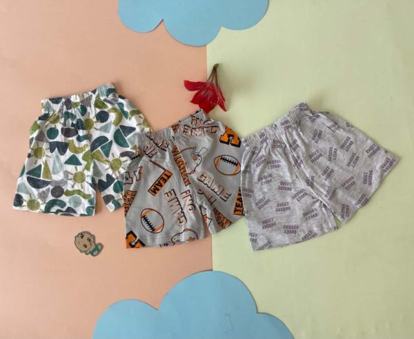 Soft & Comfy Baby Shorts – Unisex (Pack Of 3) - Image 14
