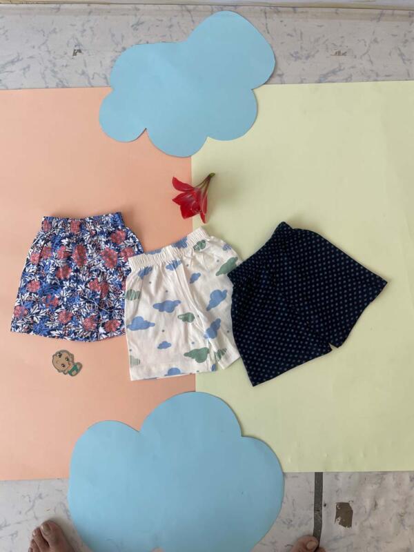 Soft & Comfy Baby Shorts – Unisex (Pack Of 3) - Image 10