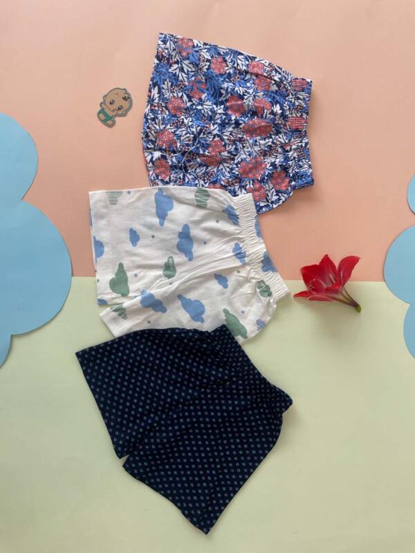 Soft & Comfy Baby Shorts – Unisex (Pack Of 3) - Image 9