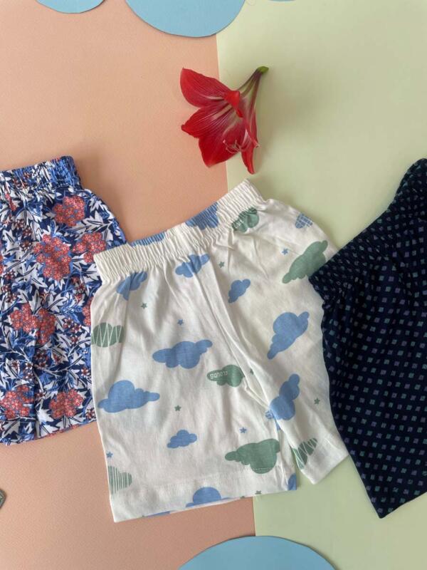 Soft & Comfy Baby Shorts – Unisex (Pack Of 3) - Image 7