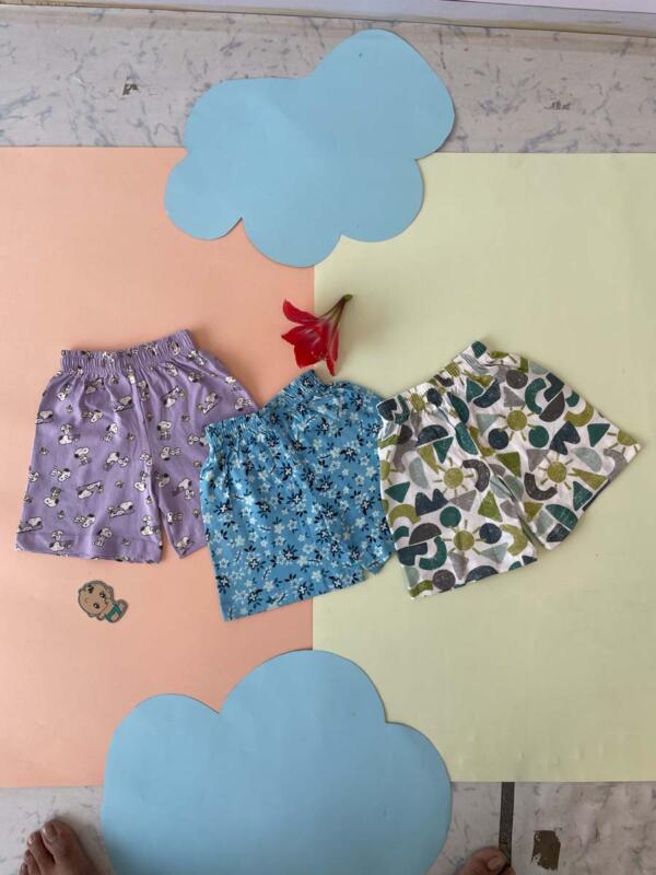 Soft & Comfy Baby Shorts – Unisex (Pack Of 3) - Image 5
