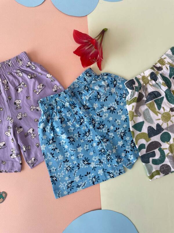 Soft & Comfy Baby Shorts – Unisex (Pack Of 3) - Image 2