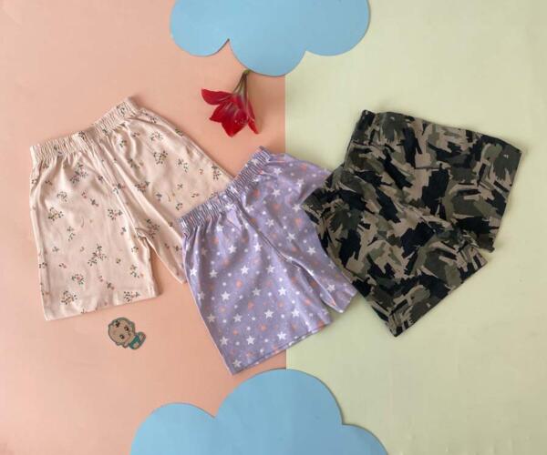 Soft & Comfy Baby Shorts – Unisex (Pack Of 3) - Image 18