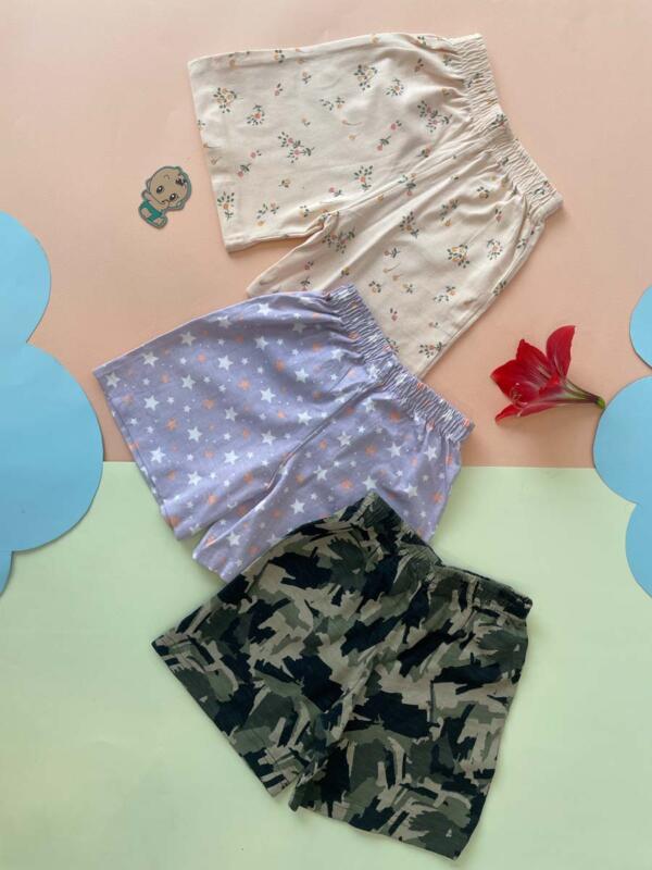 Soft & Comfy Baby Shorts – Unisex (Pack Of 3) - Image 17