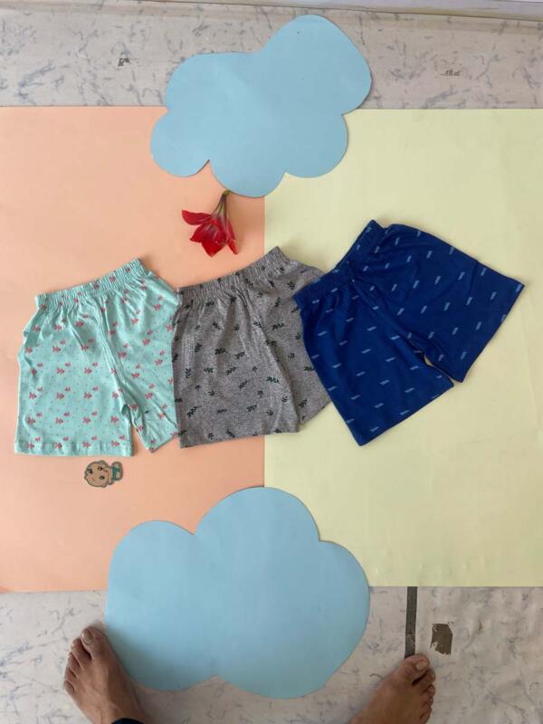Soft & Comfy Baby Shorts – Unisex (Pack Of 3) - Image 13