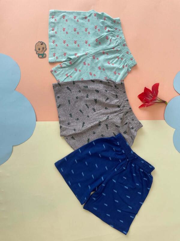 Soft & Comfy Baby Shorts – Unisex (Pack Of 3) - Image 12