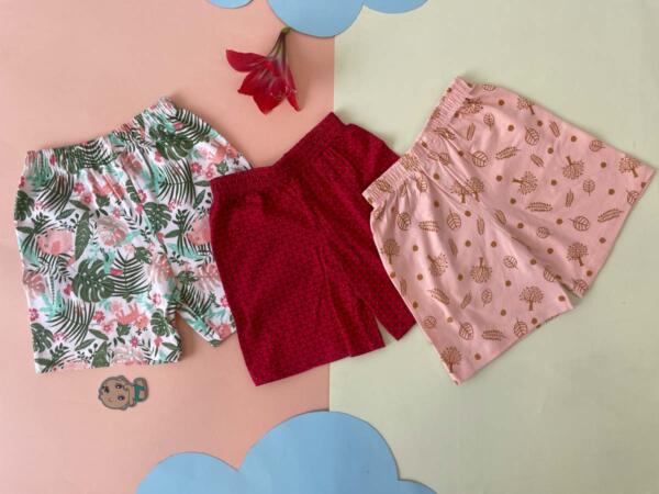 Soft & Comfy Baby Shorts – Unisex (Pack Of 3) - Image 4