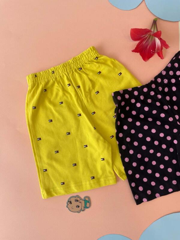 Soft & Comfy Baby Shorts – Unisex (Pack Of 3) - Yellow, Brown and Red - Image 4