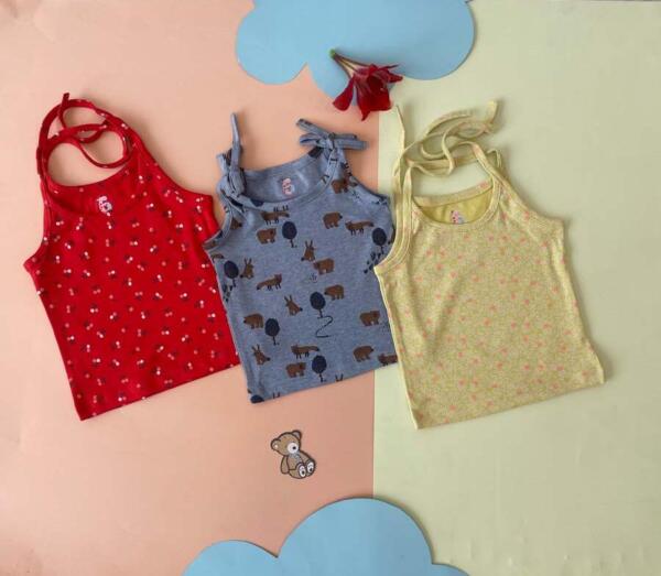 Organic Cotton Jabla - Red, Teal & Yellow